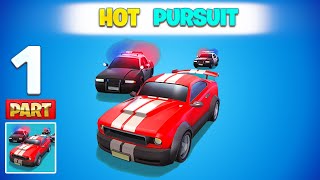 Hot Pursuit Mobile Apk - Gameplay Walkthrough Part 1 (Police car chase)  (iOS, Android) | Max Level screenshot 3