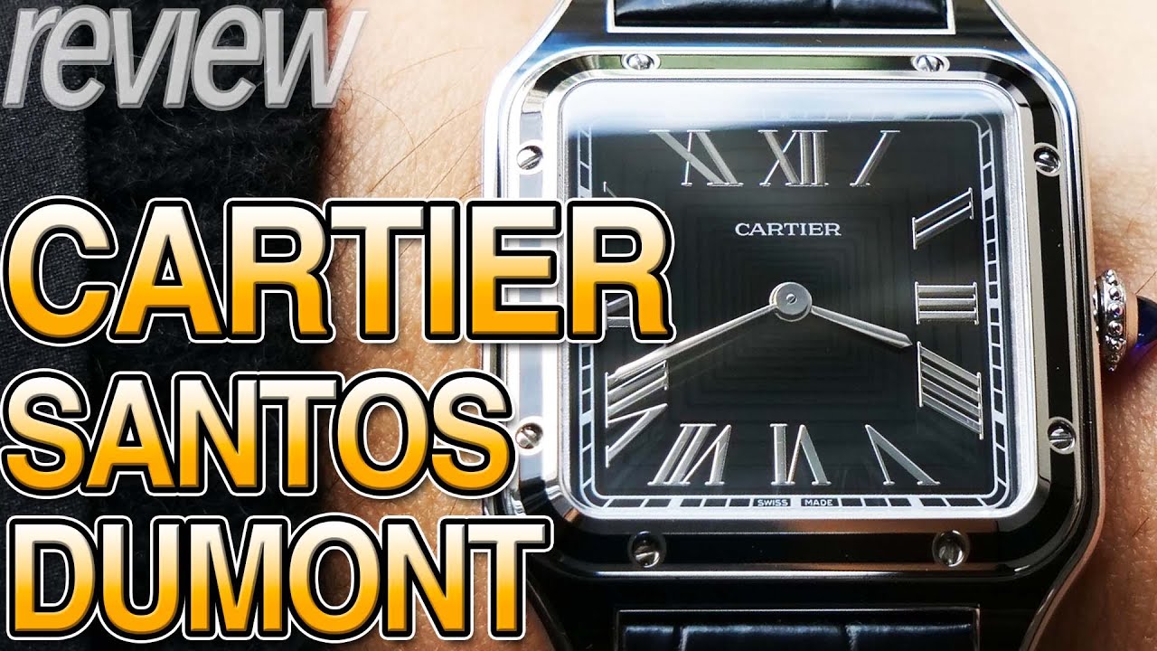 Cartierサントスドゥブラック Cartier Santos-Dumont Watch Black Lacquer #Watch Review