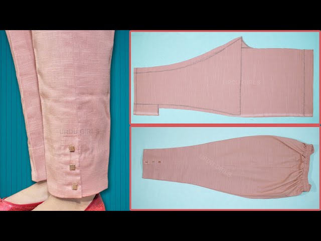 Latest Cut Work design on Trouser Cutting  Stitching  YouTube