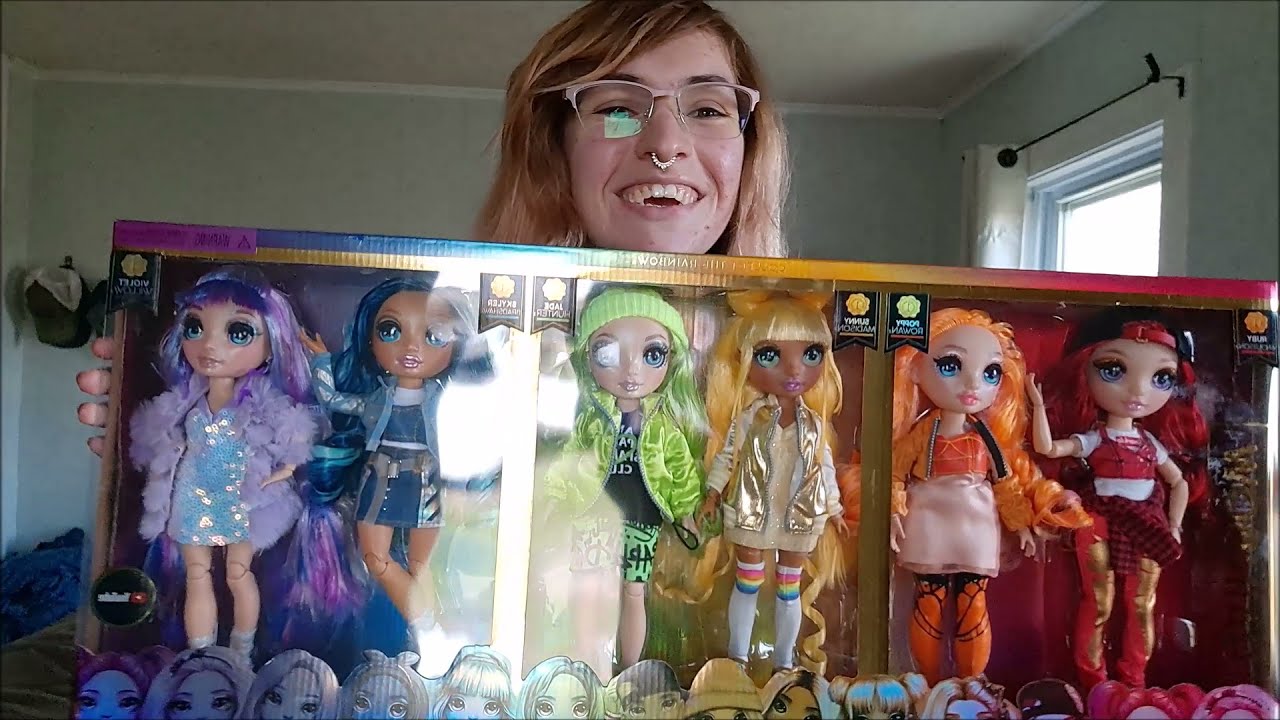 Unboxing Rainbow High Series 1 Six Doll Pack from Wal-Mart - YouTube