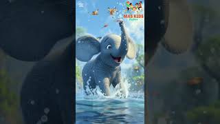 Elephant Rhyme for Kids | Baby Elephant Song | Nursery Rhymes | Kids Learning Video