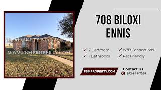 708 Biloxi Drive - Beautiful 2 Bedroom 1 Bathroom Townhome in Ennis TX