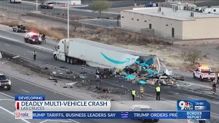 1 person dead in crash along I-10 in Las Cruces