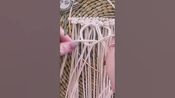 Tenho tutorial completo no canal #macrametutorial #macrameknot #macrame #diycrafts #macrameboho
