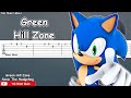 Sonic the hedgehog  green hill zone guitar tutorial