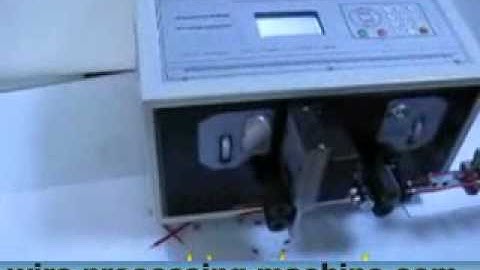 Dual Wire Cutting and Stripping Machine (WPM-09F) http://www.cablecutting.net/