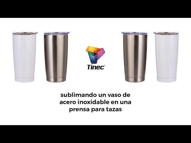 Aprende a Sublimar un vaso de acero en la prensa para tazas 