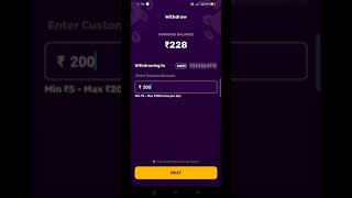 Rush App ₹200 Live Withdraw Proof 2021 || Rush App Refer and Earn || #rush | #shorts screenshot 3