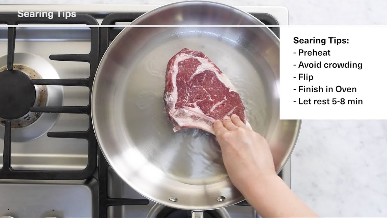 How to Cook Steak in Stainless Steel Pan - Chef's Guide