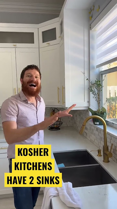 Kosher kitchens have almost 2 of everything. #jewishhome #shorts