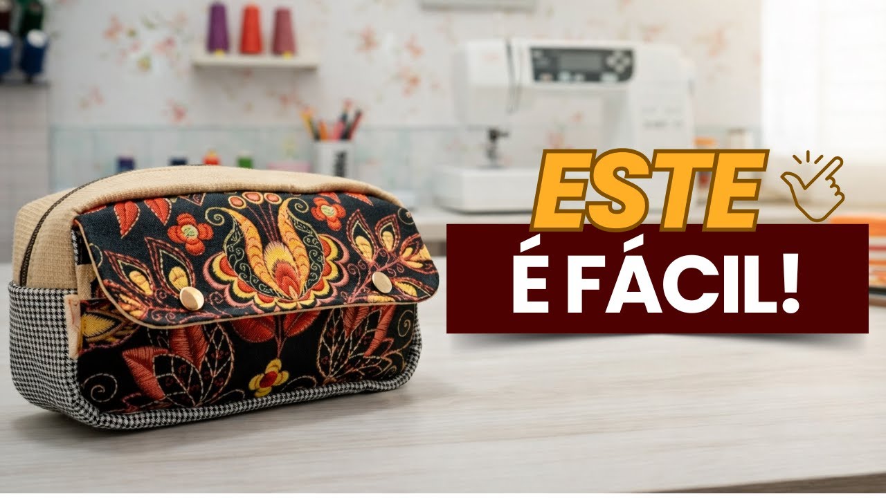 Como Fazer ESTOJO ESCOLAR Lindo, Versátil e Muito Vendável 😍 PASSO A PASSO FÁCIL!! 🤩