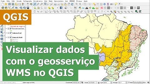 Visualizar dados com o geoserviço WMS no QGIS
