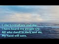 I, the Lord of Sea and Sky (Here I Am, Lord) [with lyrics for congregations]