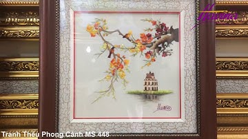 QUÀ TẶNG ĐỐI TÁC NƯỚC NGOÀI - QUÀ TẶNG NGƯỜI NƯỚC NGOÀI - TRANH THÊU TẶNG NGƯỜI NƯỚC NGOÀI MS 448