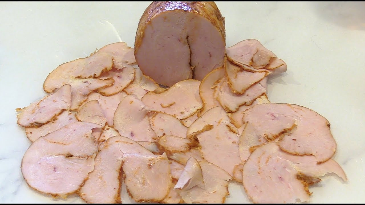 Putenbrust gegart in der Schinkenfee. Schritt für Schritt mit Rezept.