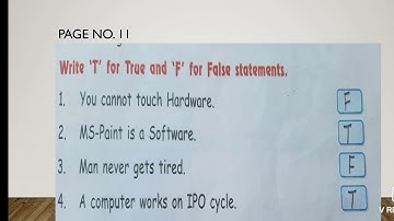 Class-2, Subject-Computer, Video-3, Chapter-1(Computer-An electronic device), Part-3 by Mrs Sunidhi