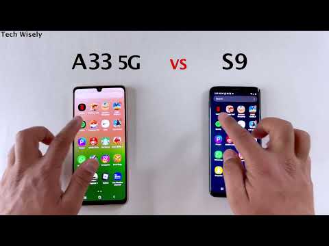 SAMSUNG A33 5G vs S9 | SPEED TEST