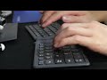 Jelly Comb 折りたたみ式パンタグラフキーボード 打鍵音【ASMR】Keyboard Typing Sound