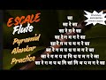 E Scale Flute Pyramid Alankar Practice || Beginner || बांसुरी अलंकार रियाज़