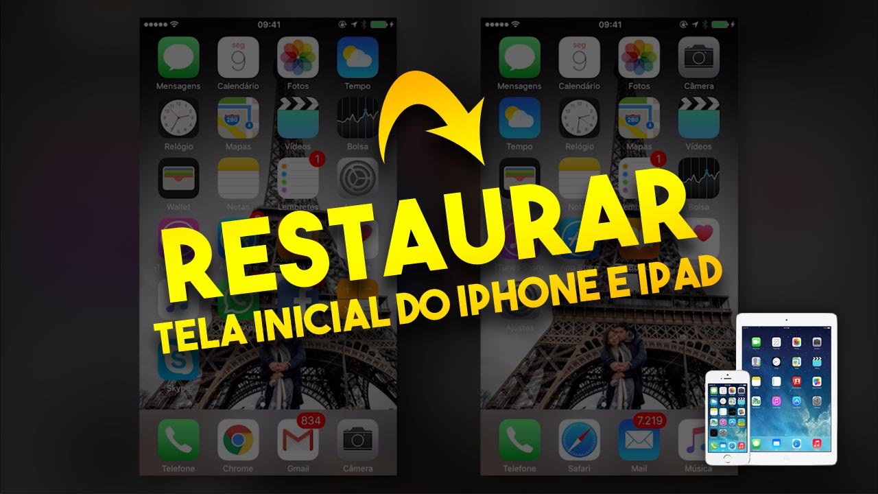 Como reorganizar a Tela de Início do iPhone e iPad nas configurações de ...