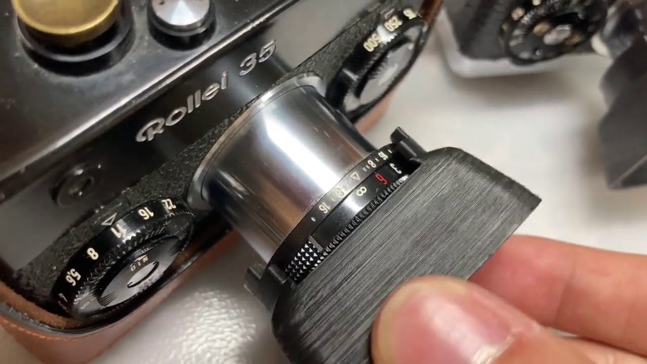 Rollei 35 Lens Hood install YouTube