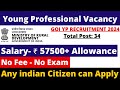 30 young professional post in ministry of rural development  salary 57500   no exam no fee