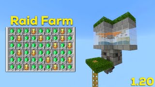 Minecraft Bedrock Raid Farm 1.20 || Minecraft 1.20 Best Raid Farm