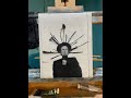 Hang Down Your Head #art #painting #tomwaits #raindogs #toolvariations #mulevariations