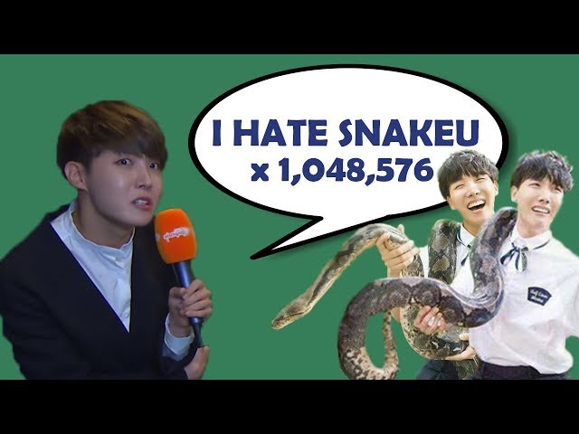 J-hope saying I hate snakeu 1,048,576 times class=