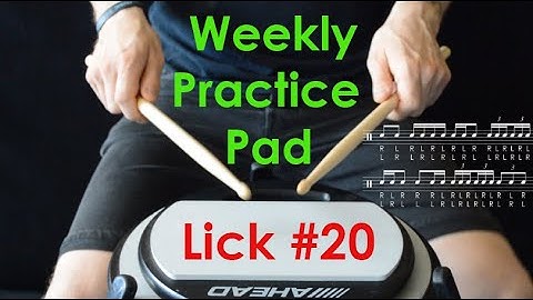 16th Triplets Drum Fill | Melodic Single Stroke Exercise | Best Practice Pad Exercises