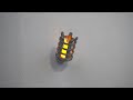 Video: Medieval wall torch cm 2.4x4.8 h cm flickering yellow LED 12v