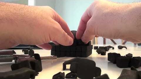 6x7x7 Assembly Part 2:  Layers 3 through 5