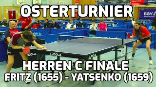 Osterturnier Herren C Finale Fritz 1655 - Yatsenko 1659