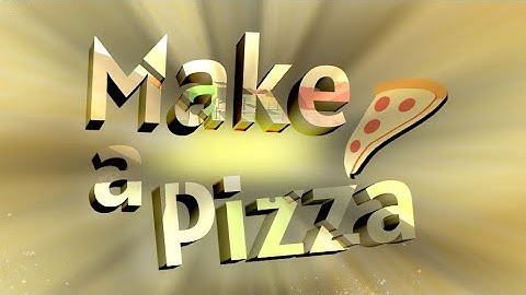 Make a Pizza - Official Trailer