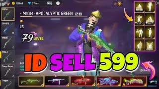 FREE FIRE ID FOR SELL TODAY | ID SELL ONLY 599  | EVO GUN MAX & OP COLLECTION ~ GARENA FREE FIRE