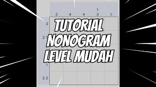 Tutorial Nonogram Level Mudah screenshot 1