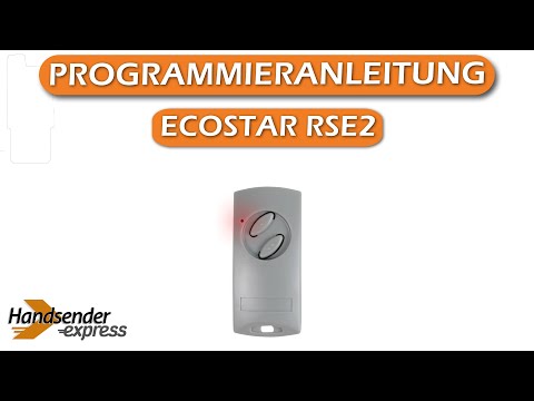 Wie programmiert man eine Fernbedienung ECOSTAR RSE2