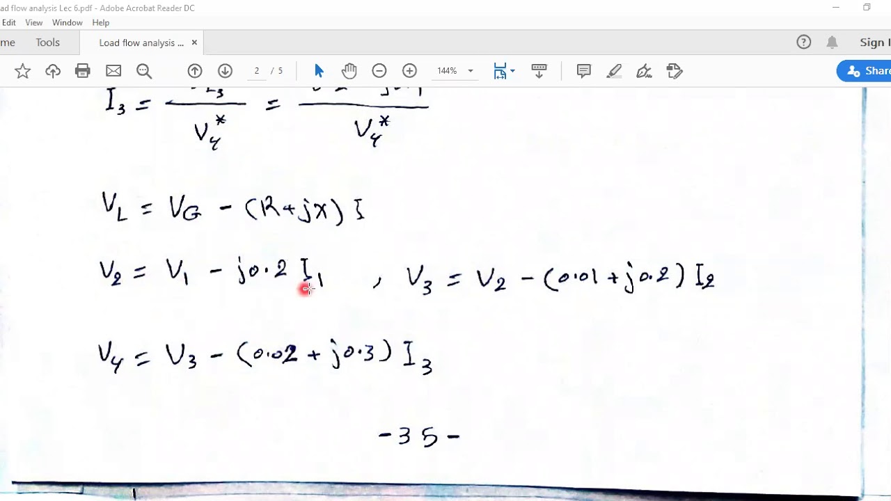 Load flow analysis Lec 6 - YouTube