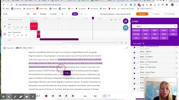 Using Transcript Feature in SoundTrap