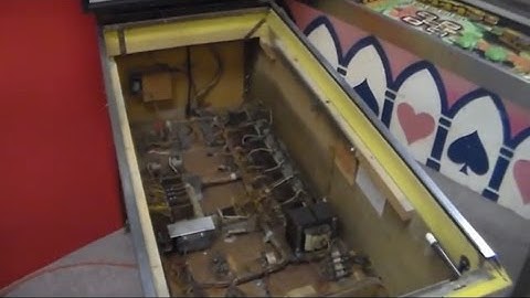 1973 Williams Spanish Eyes Pinball Machine - EM Repair Part 2 - cabinet mechanics