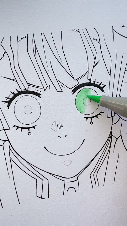 Drawing Mitsuri with Ohuhu Markers!💗✨