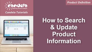 Retail Software: How to Search and Update Product Information