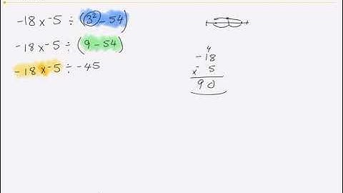 BIDMAS with integers