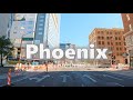 Driving from Tempe to Downtown Phoenix, Arizona - 4K