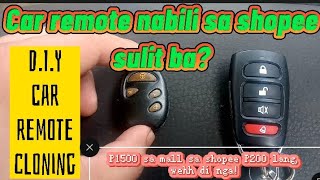 Celebrity How to clone/duplicate Car Remote (easy steps) //  Murang Car Remote sa Shopee sulit ba? Profile