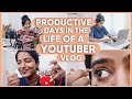 Dimlproductive work days in the life of youtubervlogshooteditmanagement routine