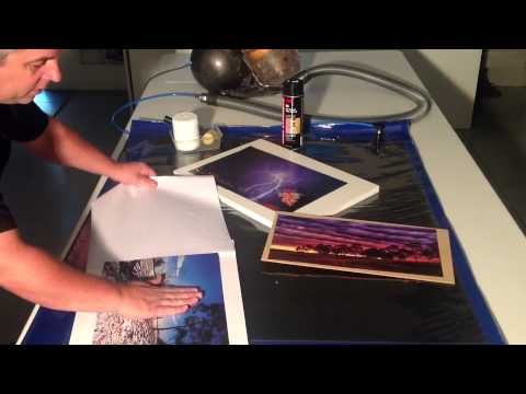 Printmaking Mounting Mounting Photos And Prints - YouTube