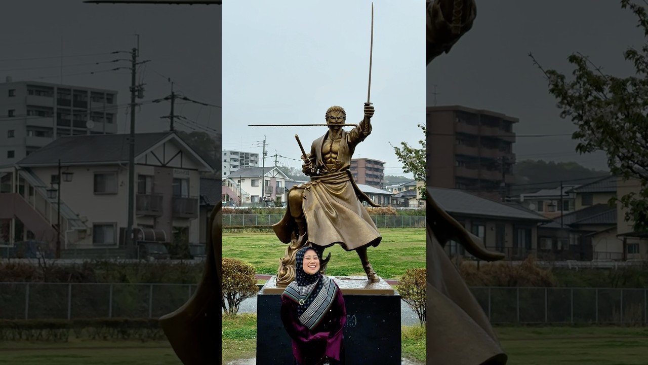 Visited all of the One Piece statues in Kumamoto in one day