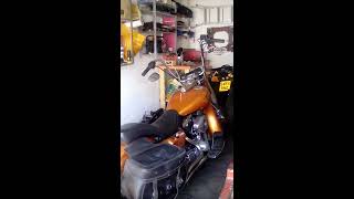 Harley Davidson FLHS first start up