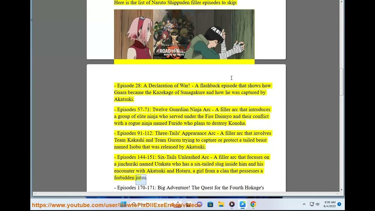 Naruto Shippuden Filler Episodes 2024 Easy Guide 